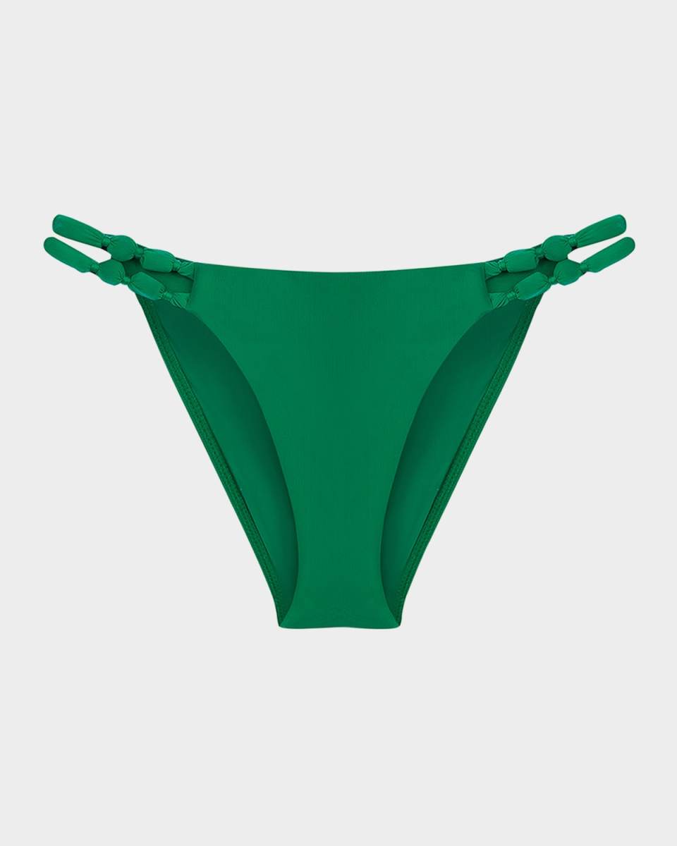 Solid Atena Double Detail Full Bikini Bottoms